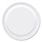 Boardwalk Paper Dinnerware, Plate, 9 in. Diameter, White, 1000PK CP9B1008125A - alternate 2